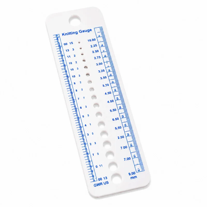 1/3-teiliges Strickzubehör-Set, Nadelspezifikationen, Zoll, Nählineal 1-10mm Größenmessung, Näh- und Häkelwerkzeug – Detail 2