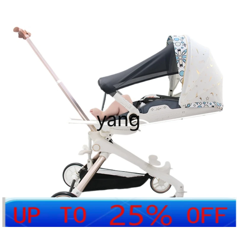 

CX Walk the Children Fantstic Product Sitting and Lying Baby Stroller Folding Children's Lightweight Baby Two-Way High Landscape
