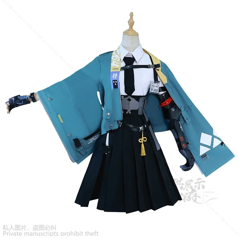 Nuovo gioco Zenless Zone Zero Hoshimi Miyabi Zenless Cosplay Costume gioco di ruolo Lolta Cos Dress Hallowmas Party parrucche animazione Prop