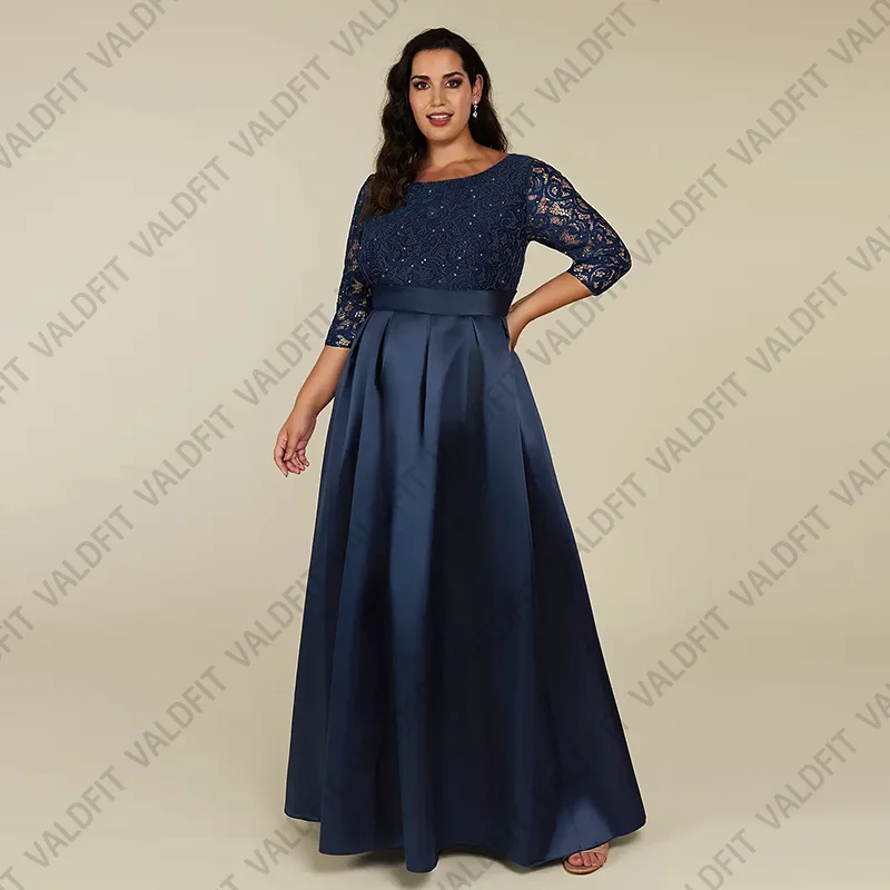 Customized Long Plus Size Satin Mother of the Bride Dresses Wedding Party Dress vestidos de fiesta elegantes 2024 para boda