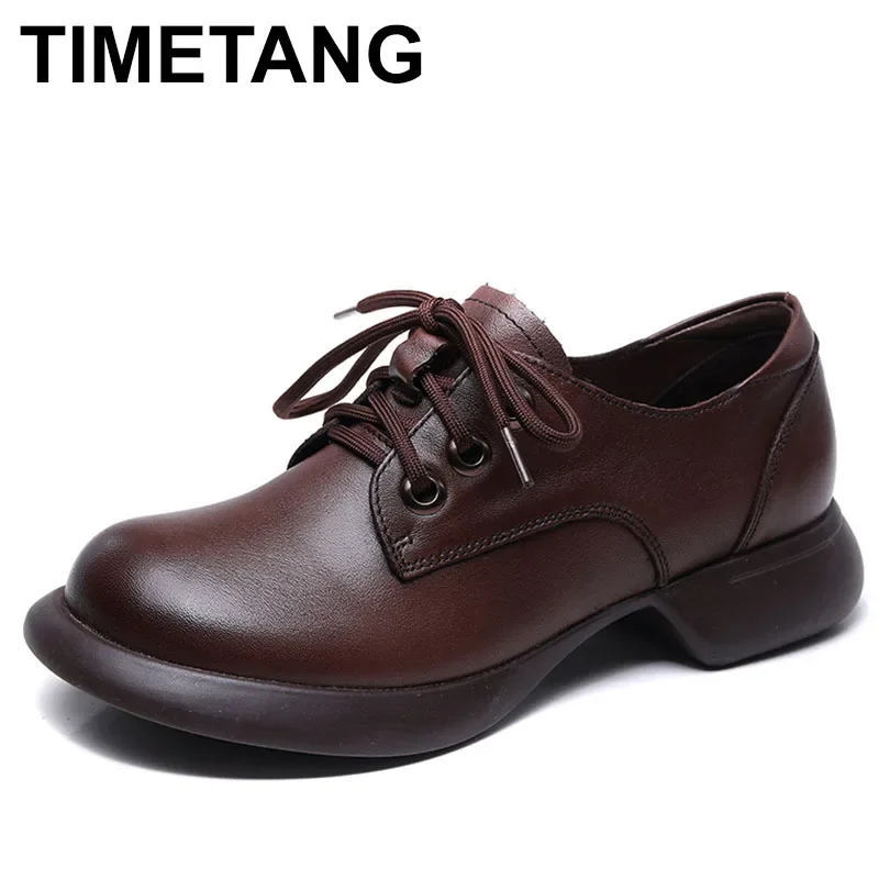 

Женские туфли ручной работы из натуральной коровьей кожи на массивной платформе и толстом высоком каблуке