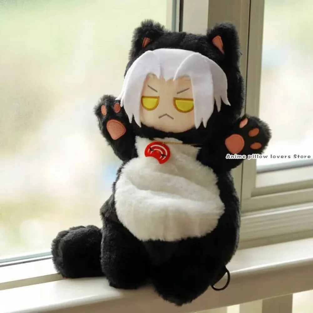 

Game Anime Emet-Selch Hythlodaeus Cute Cat Plush Coin Purse Cosmetic Bag Cosplay Storage Bags Gift