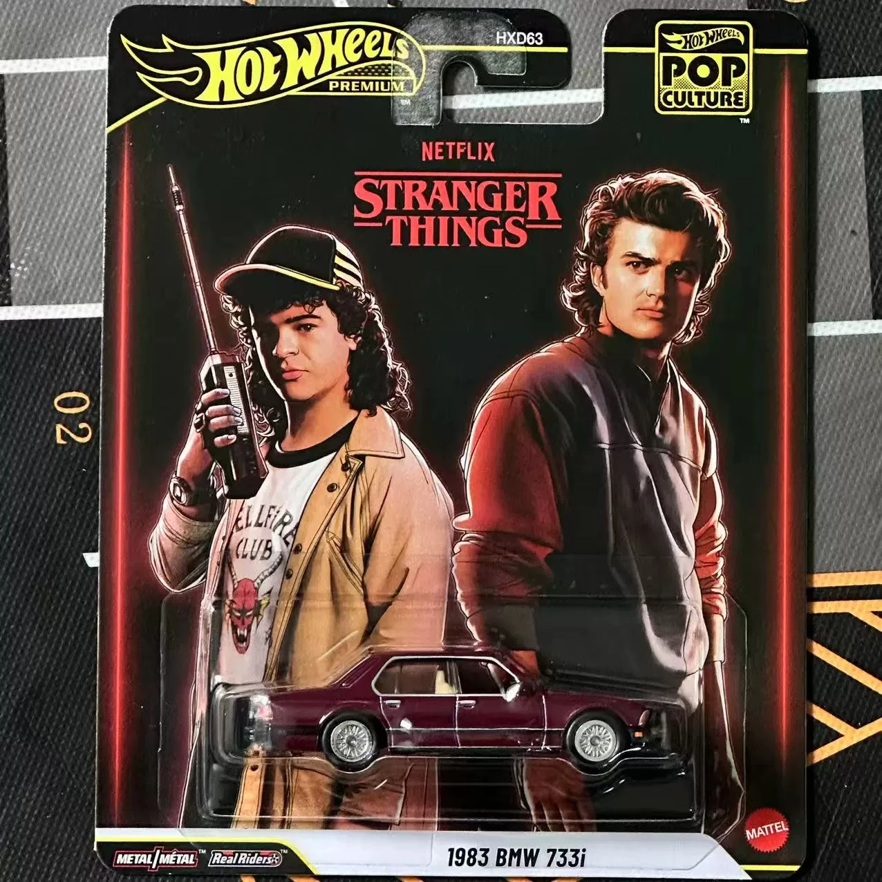 รถของเล่นสะสม โมเดลรถไดแคสต์ อัลลอยด์ ของแท้ ปี 2025 ฮอตวีลส์ พรีเมียม นิว ป๊อป คัลเจอร์ รถบีเอ็มดับเบิลยู 733i ปี 1983 ขนาด 1:64 ของขวัญ