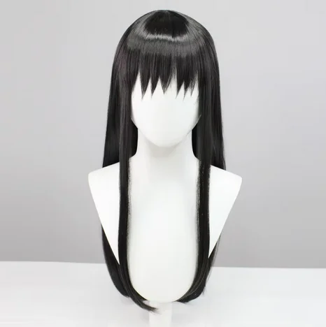 Synthetic Hair Puella Magi Madoka Magica Akemi Homura Cosplay Wig Long Grey Wigs Fashion Heat Resistant Wig