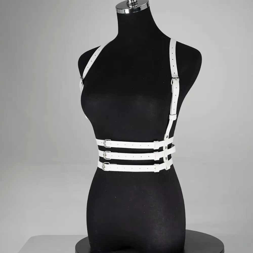 Fashion PU Leather Women's Belt Three-Layer Buckle Design Leather Belt Adjustable Punk Style Needle Buckle Belt Casual Wear