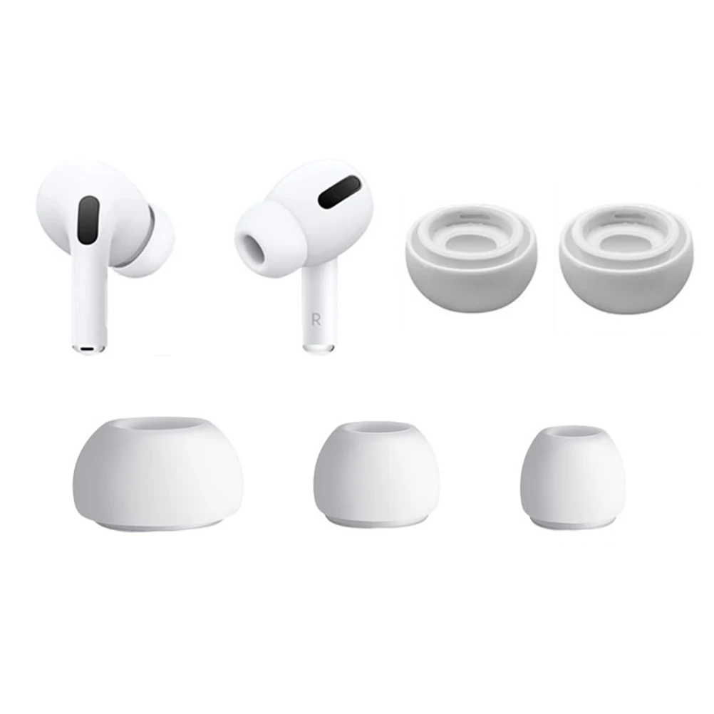 

1 Pair Silicone Earphone Caps For Large Size Secure Fit Replacement Tips Running Music Call Gift Eartips Headphone