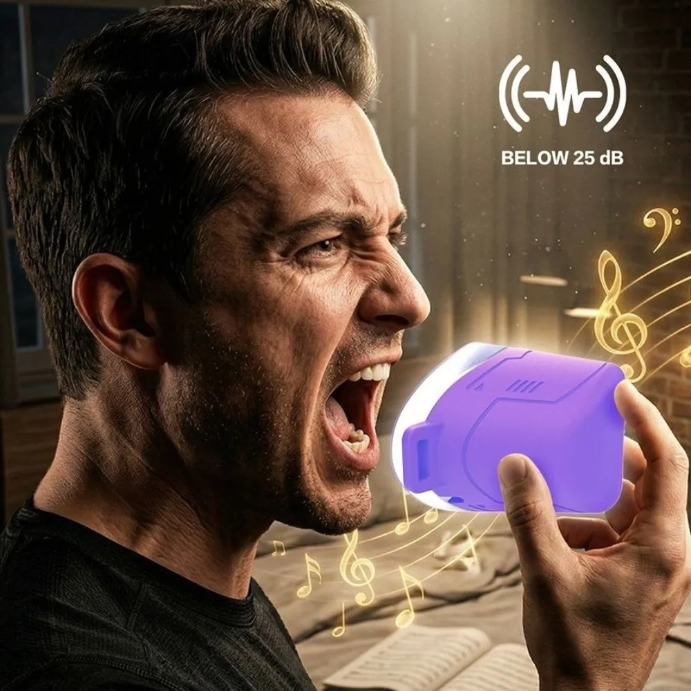 Waterproof Singing Vocal Dampener Silicone Portable Singing Vocal Damper Sound Isolation Noise-Reducing Singing Voice Control