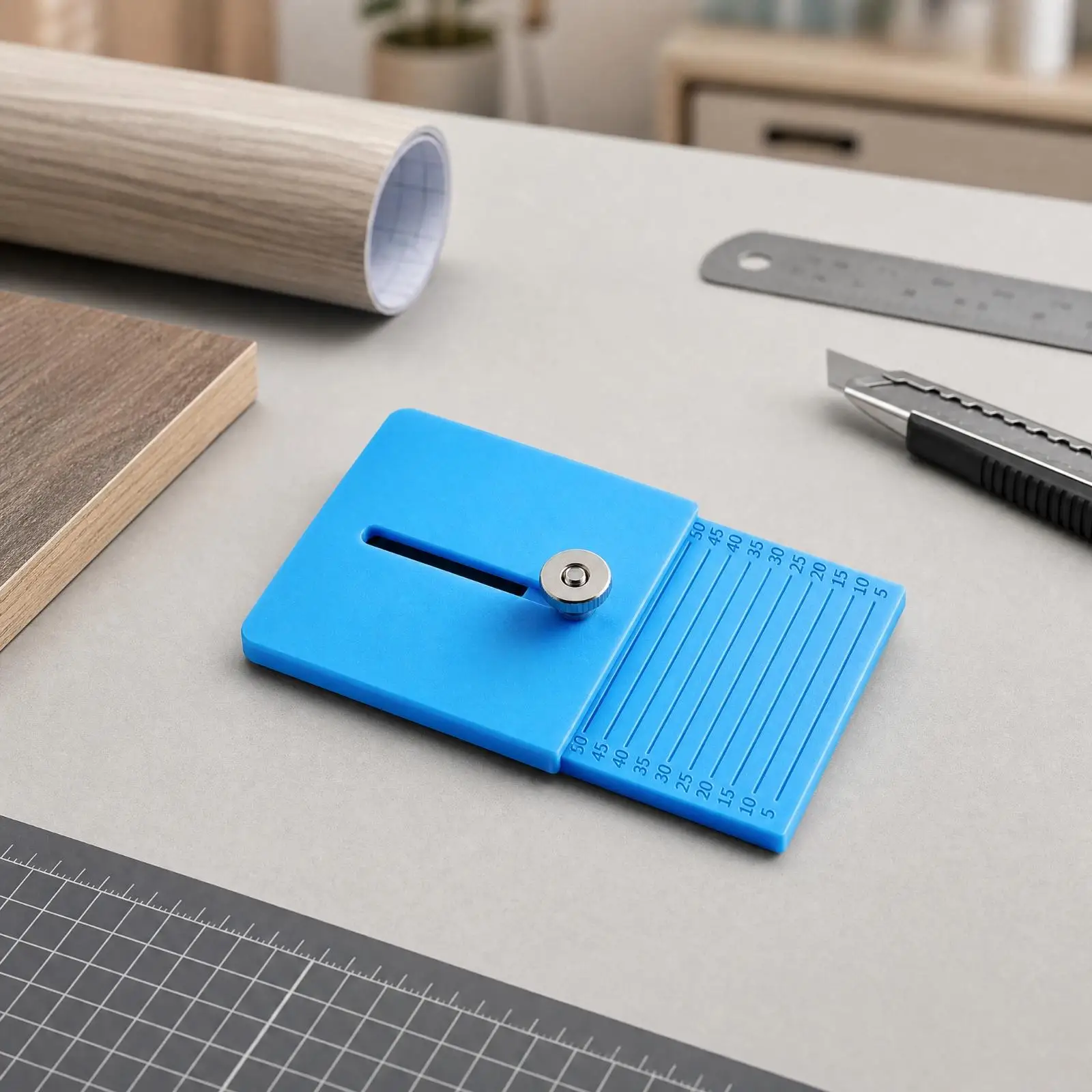 Furniture Film Straight-Edge Trimmer Precision Film Edge Trimmer with Graduated Measurement Index-Saving for DIY Enthusiasts,