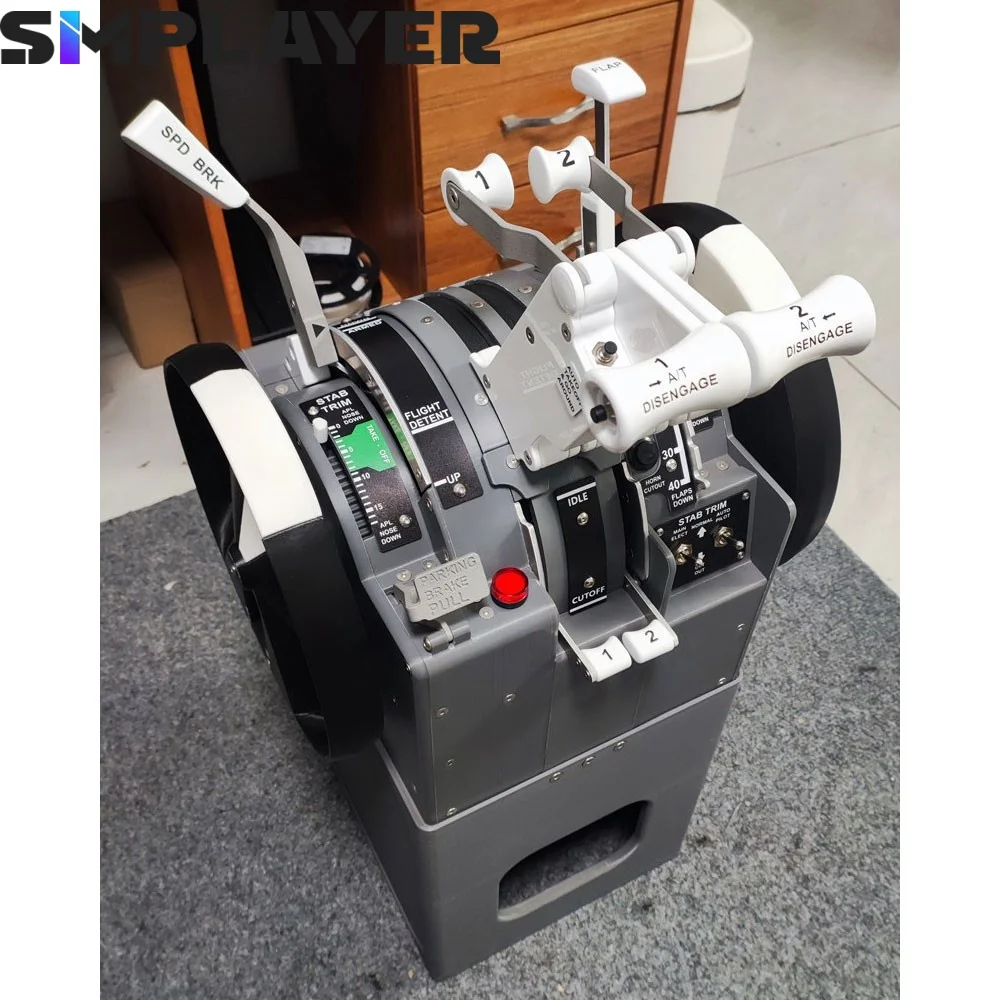 

Simplayer Throttle Quadrant Flight Simulator (Premium Version) ZiboThrottle Pro for Zibo 737-800, X-Plane Compatible
