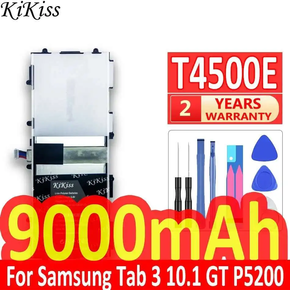 

Reliable Power For Samsung Galaxy Tab 3 10.1 GT P5200 P5210 P5220 P5213 T4500E T4500C 9000Mah Tablet Battery High Compatibility