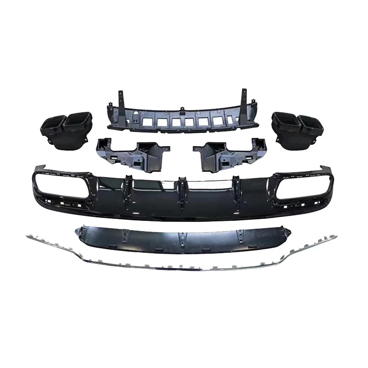 

Car Accessories Upgrade to S63 Style Diffuser Spoiler Body Kit Rear Lip for S Glass W217 C217