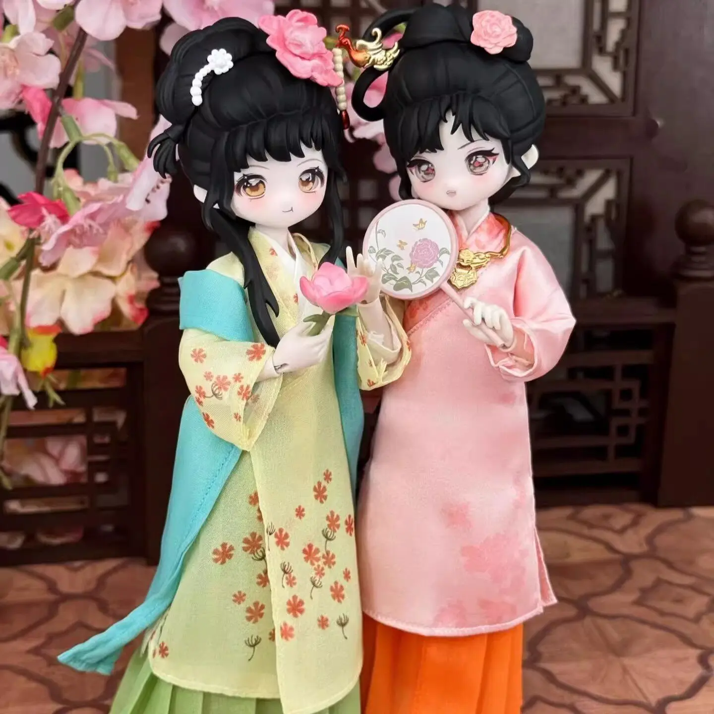 

Коллекционная фигурка Come4free Dream Of The Red Chamber, шарнирная кукла BJD с 8 точками артикуляции, в старинном стиле, в слепой коробке, в наличии