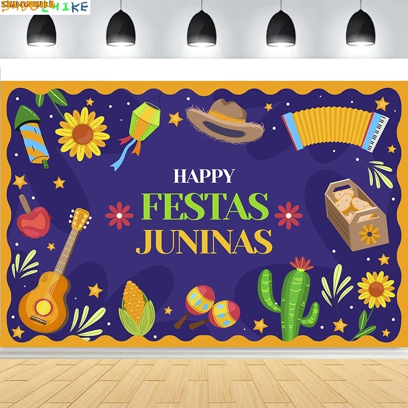 

Cowgirl Party Birthday Photography Backdrops Wooden Western Baby Shower Banner My First Rodeo Photo Studio Background CG-02