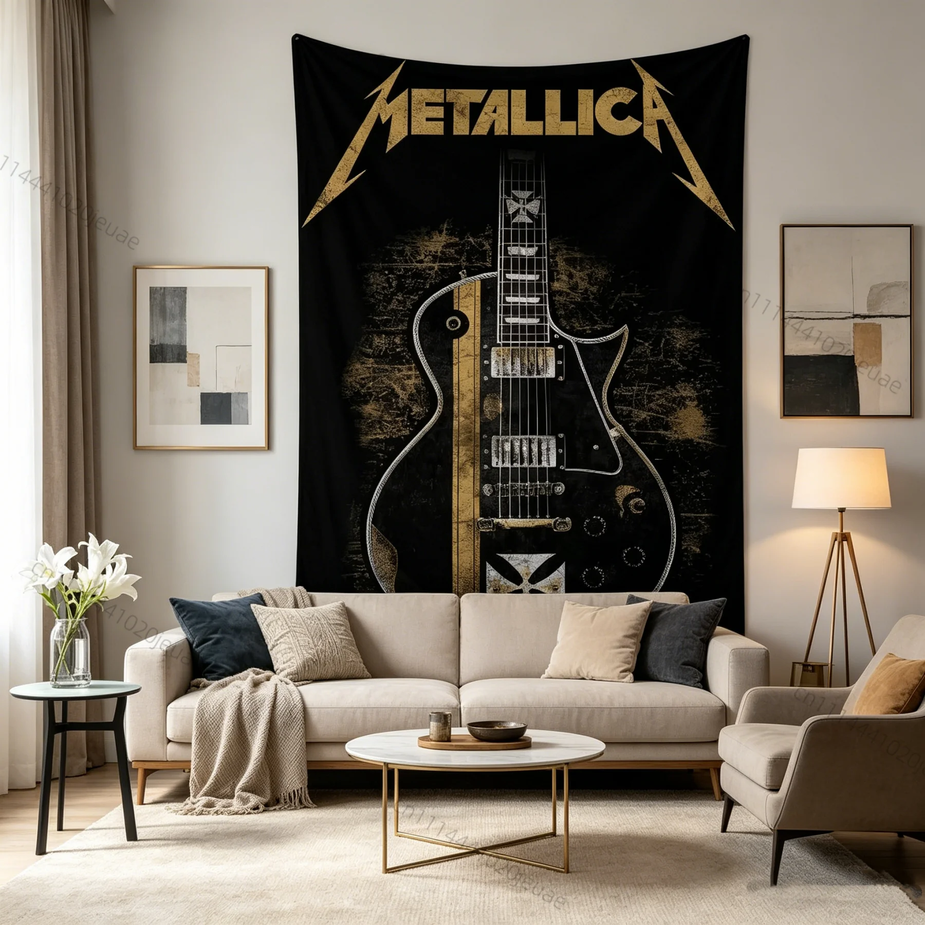 1PC Tapestry Rock Band Cool M-METALLICA Colorful Tapestry Home Decor Dormitory Background Cloth Gift Ideas Concert Fans Banners