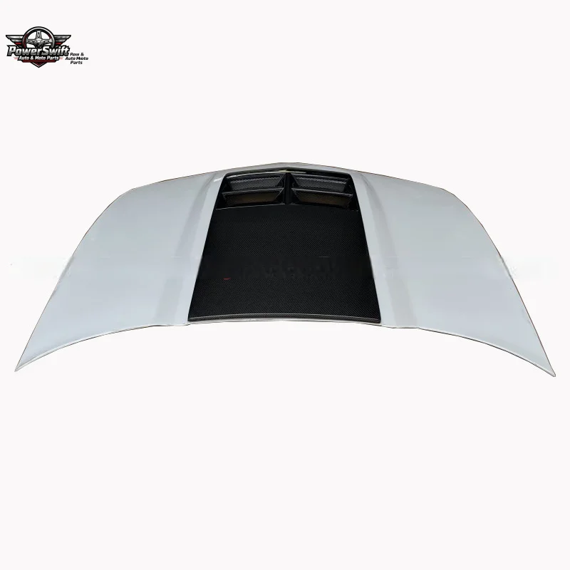 

Suitable for Chevrolet Fifth Generation Camaro ZLI Split Engine Hood Half Carbon Fiber