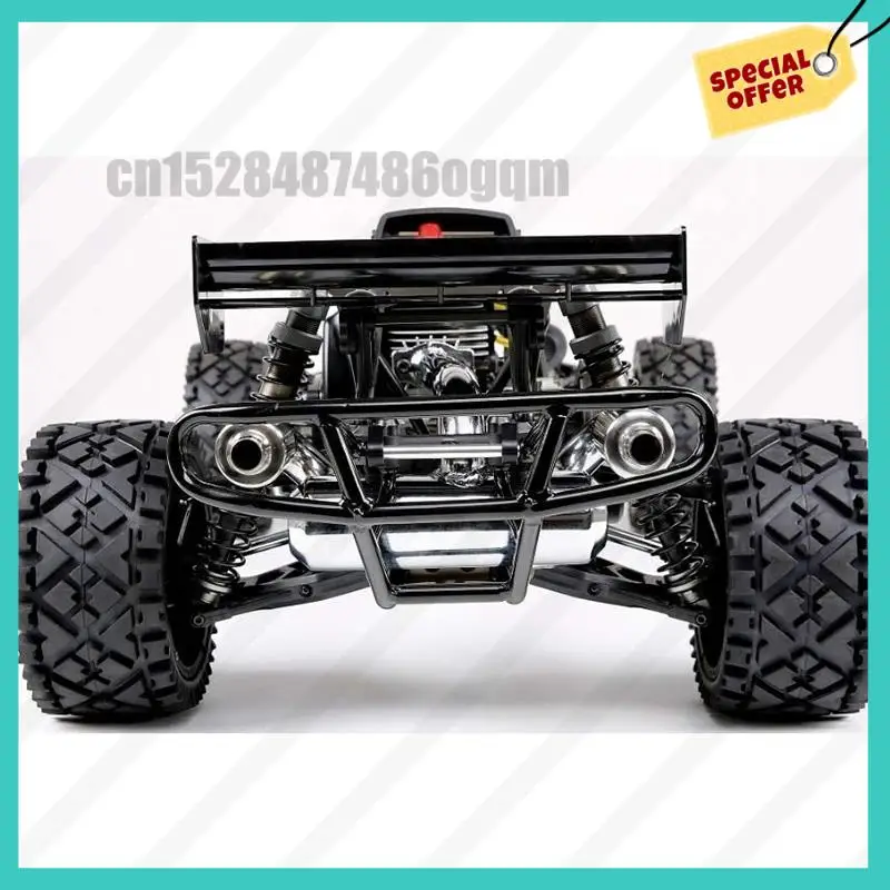 -ABJZ CNC 금속 2X 트윈 배기 파이프(머플러 포함) 1/5 HPI Rovan Baja 5B 5T 5SC RC