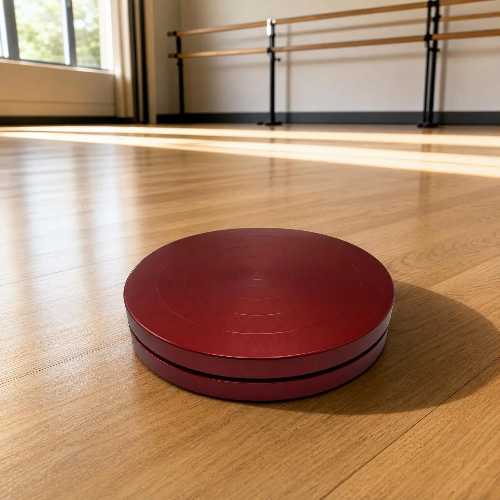 Rotation Control Disc for Figure Skating Practice Aluminum Turn Trainer Portable Spin Aid for Skaters