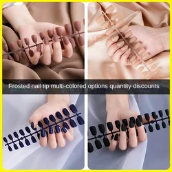 Bandes de Manucure Portables pour Ongles, 24 Pièces/Ensemble, Ballerine, 256 Patch de GIslande, Cercueil, Faux, Artificiel, Fini, N64