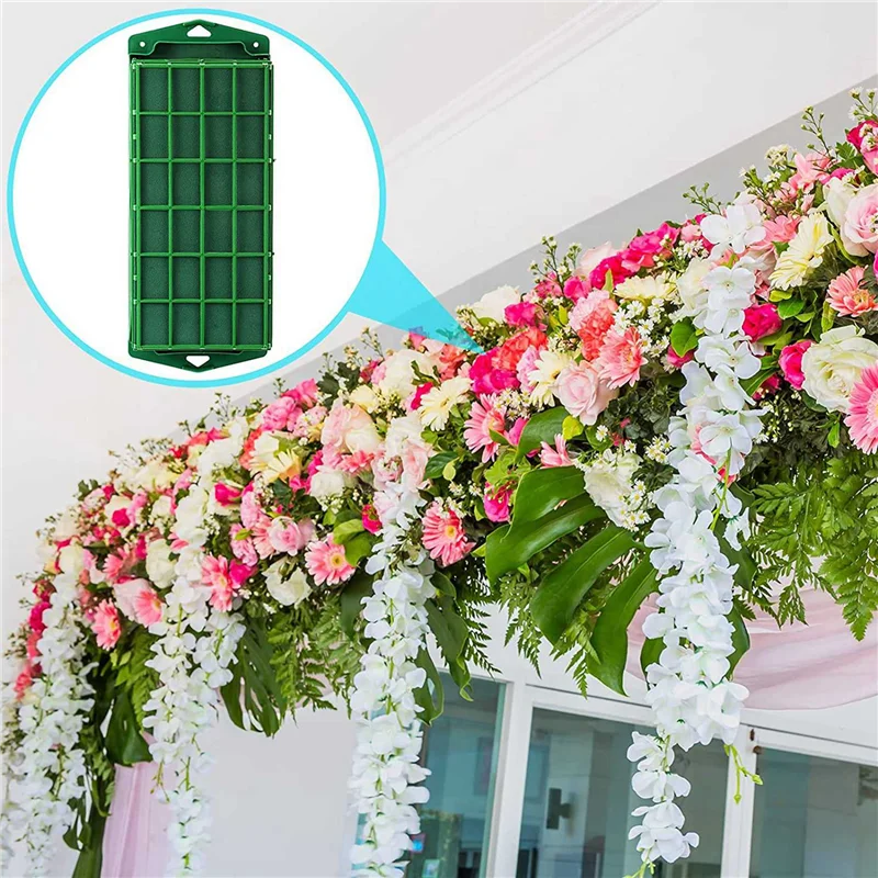 

AT29-3 Pcs Floral Foam Cage Flower Holder With Floral Foam For Flowers Cage Bowl For Table Centerpiece Floral Arrangement