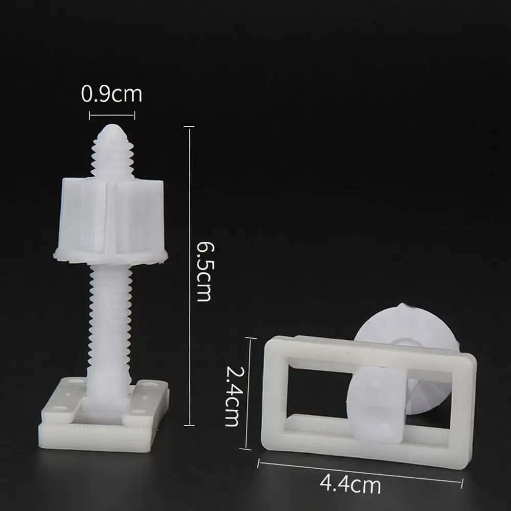 Replacement Universal Toilet Lid Bolts Kit Adjustable Bottom Mount Fixings For Tightening Loose Bathroom Commode Covers
