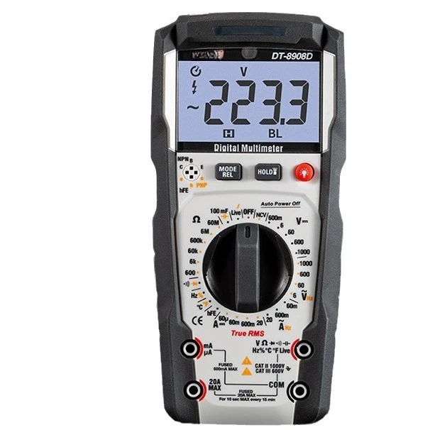 

Digital Multimeter High Precision Portable Manual Range Anti-burn Multi-energy Meter