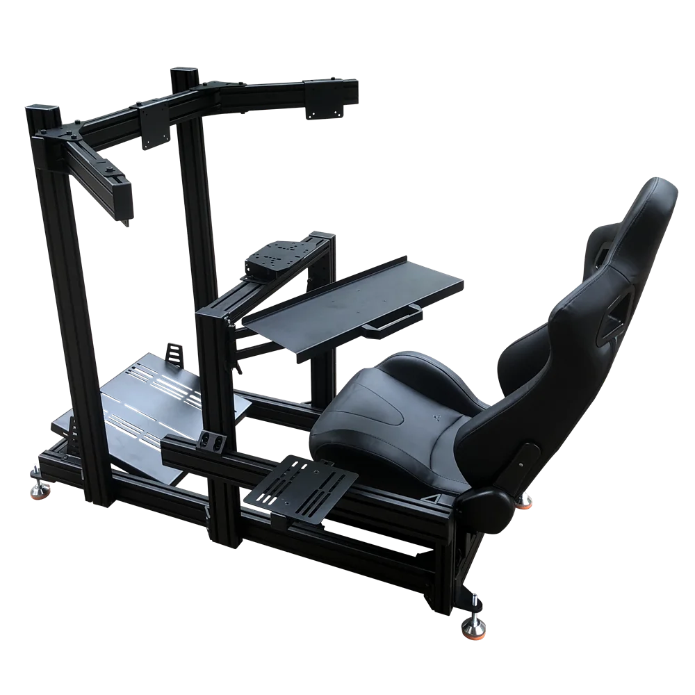 Indoor Sports Sim Racing Cockpit Motion Sim Rig Seats Simulator Amusement Games Car Sim Racing Cockpit With Seat
