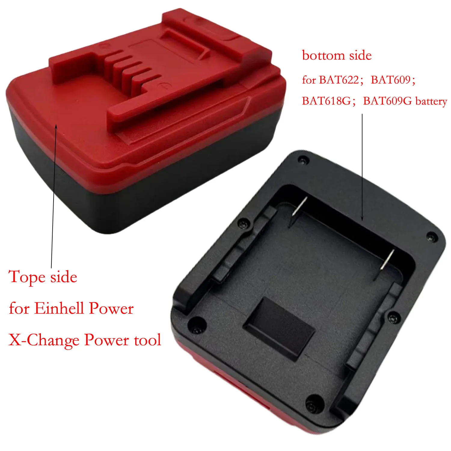 

Адаптер-переходник для аккумулятора Bosch BAT622 BAT609 BAT618G для Einhell Power X-Change 18 В, инструменты, надежная посадка, 18 В, 20 В, литий-ионный аккумулятор