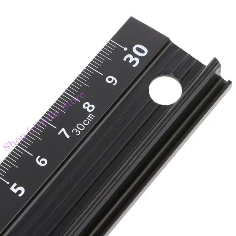 594A Aluminum Alloy Straight Ruler Multifunctional for Protection Anti Slip Drawing T