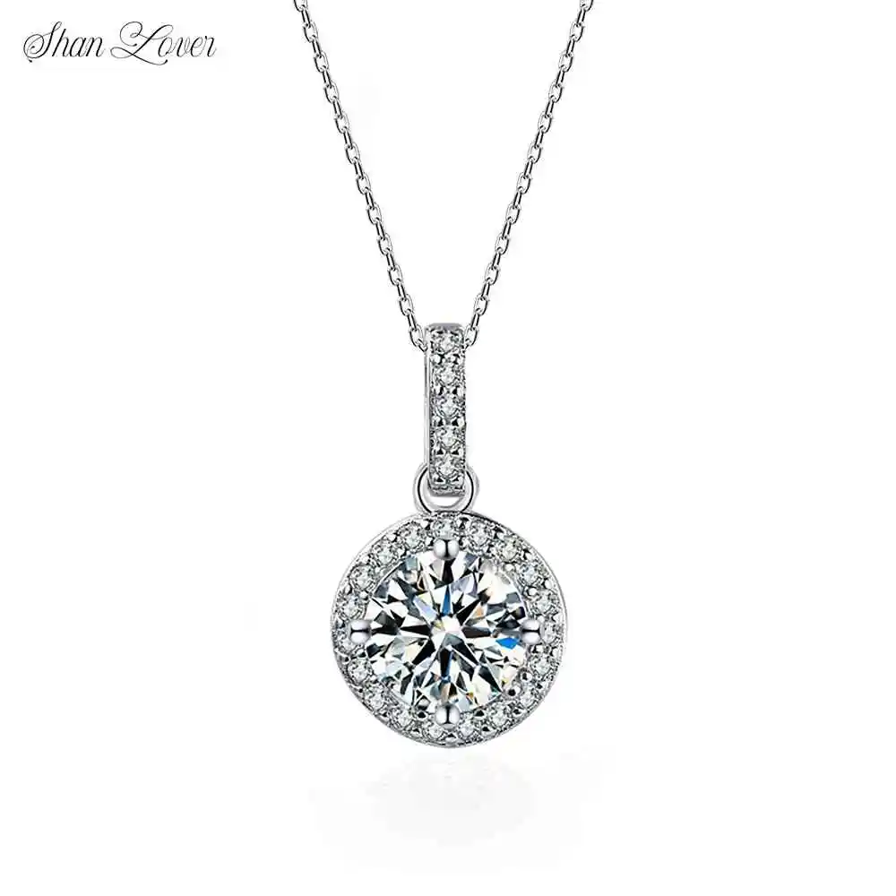 

ShanLover Brand Hot Sales CMA Certificate Moissanite Designer Necklace for Women 925 Sterling Silver Fashionable Jewelry