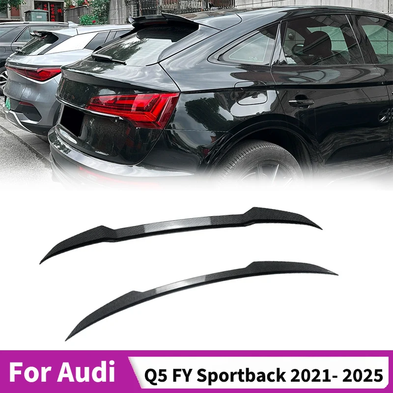 

Rear Top/Trunk Spoiler Lip for Audi Q5 FY Sportback Coupe 2021 2022 2023 2024 2025 Car Tail Fin Shunt Guard Board Accessories