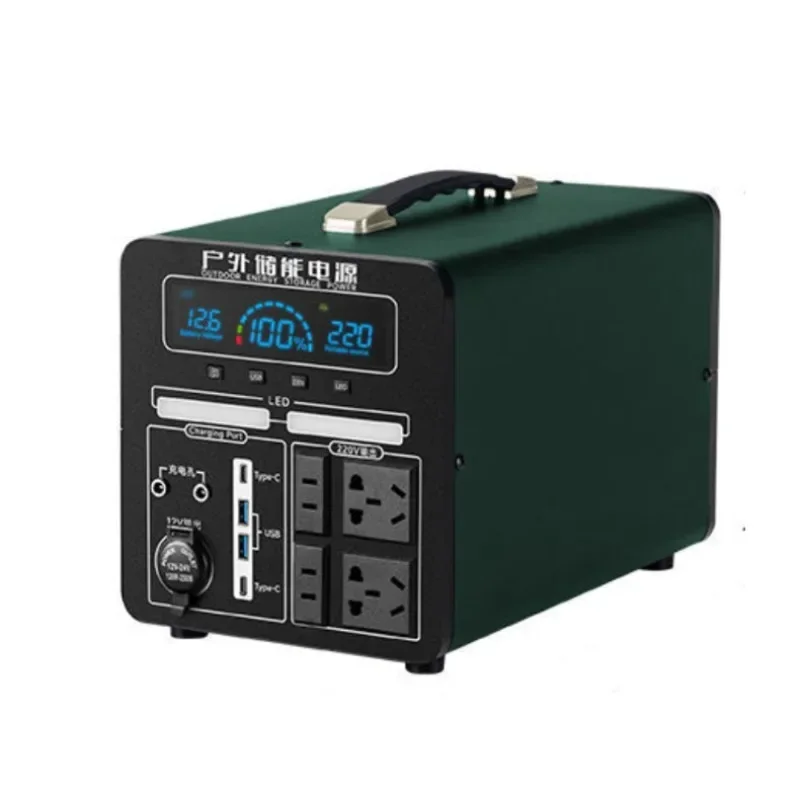 220V outdoor mobile power supply portable stall self-driving tour charging high power large capacity field power supply