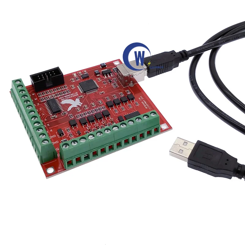 CNC USB MACH3 100Khz Breakout Board 4 Axis Interface Driver Motion Controller L29K