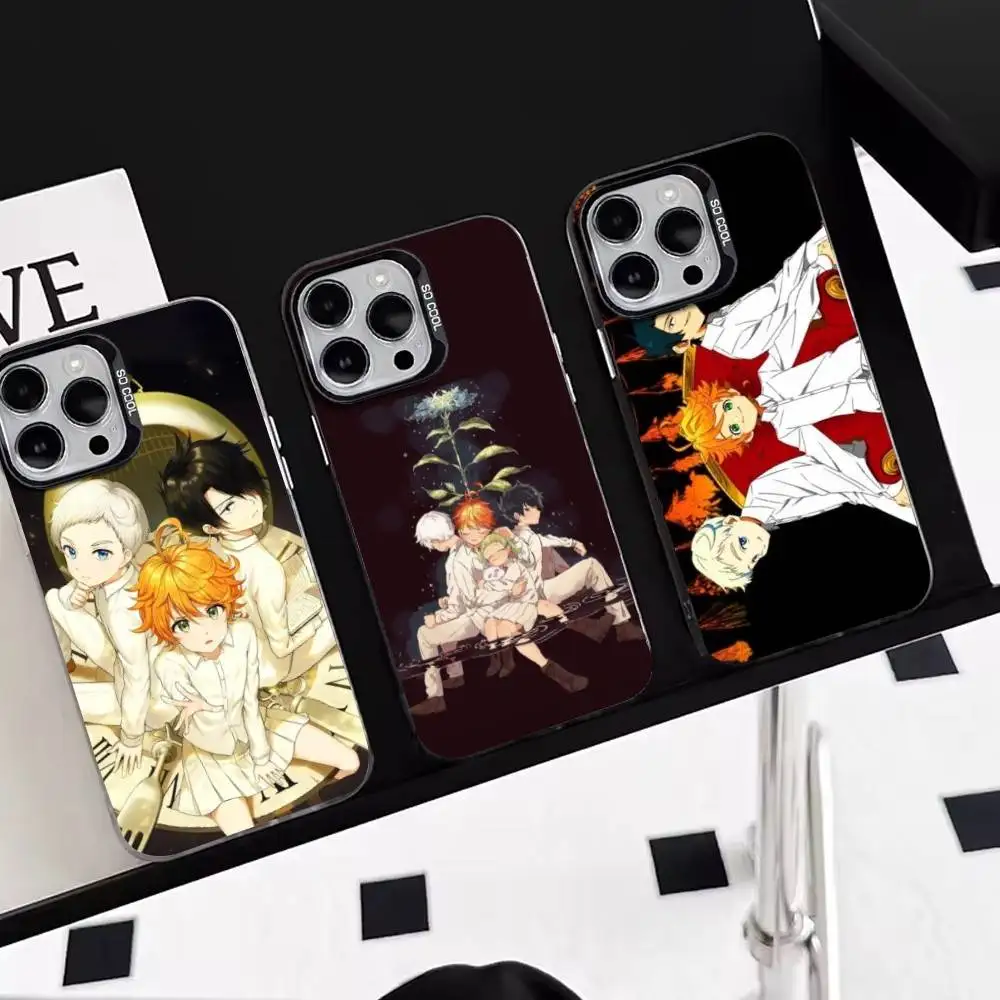 

Emma-The Promised Neverland Phone Case For iPhone 17,16,15,14,13,12,11 Plus,Pro Max,XS,Colorful Silver Phone case Funda Cover