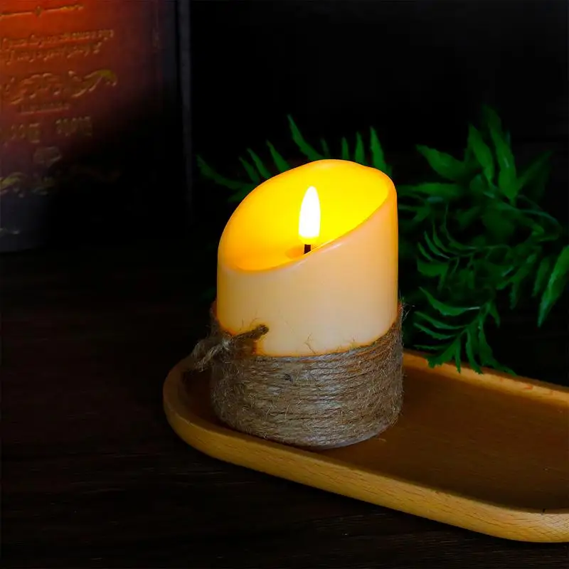 Remote Candles 3X Electric Pillar Candles With Remote And Timer Candles Flickering Realistic Holiday Favor For Room Farmhouse