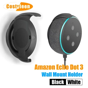 Wall Mount Holder for Alexa Echo Dot, Space-Saving Accessories, 3rd Generation, Built-in Cable Management Main Base Sales for Alexa - №6
