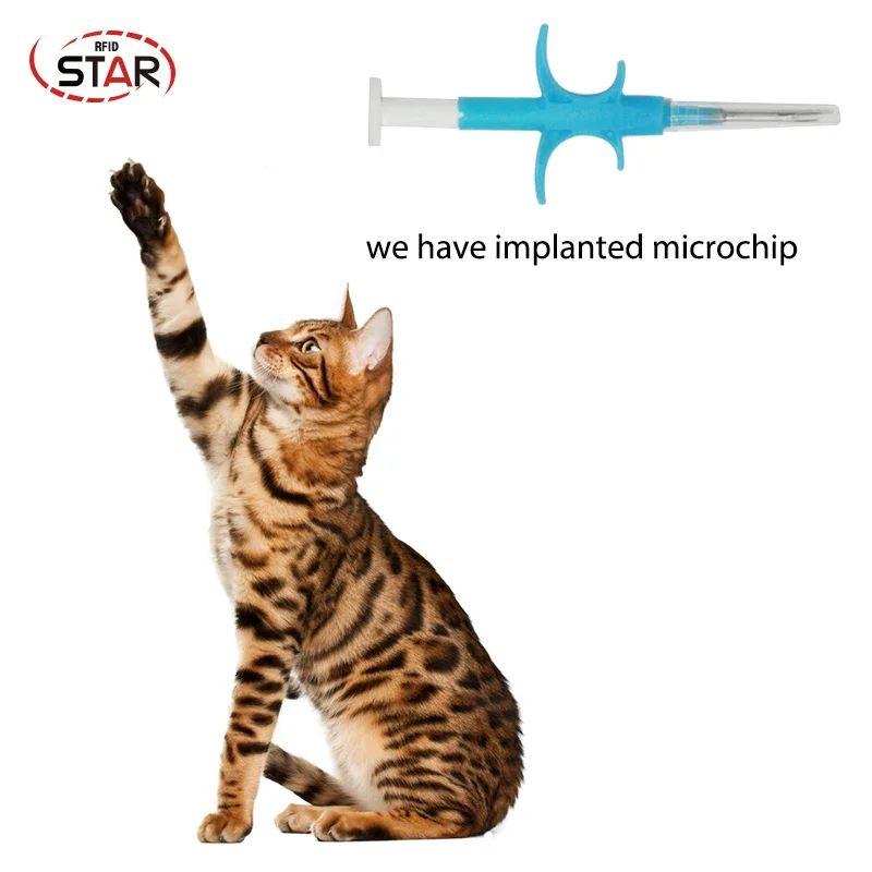 Il trasporto libero Piccolo 100 pz 134.2 KHz Cane RFID Chip di Vetro Per Mucca Gatto Pet Identificazione/Tracciamento Microchip ID Animale Iniettori