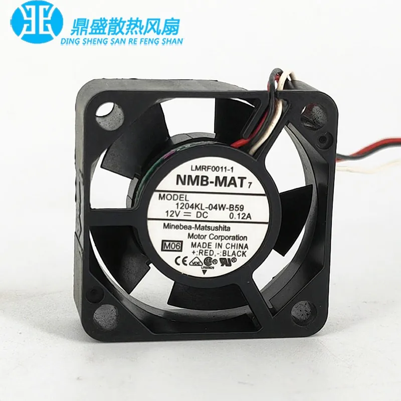1pcs * 1204KL-04W-B59 ORIGINAL NEW COOLING FAN DC12V 0.12A 3010 30*30*10mm RADIATOR