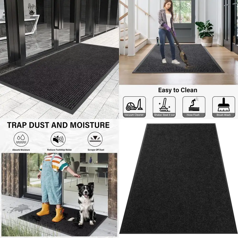 

Customized Heavy Duty Waterproof Entrance Doormat, 2' x 23', All Weather, Rubber Backed Mat for Commercial Use