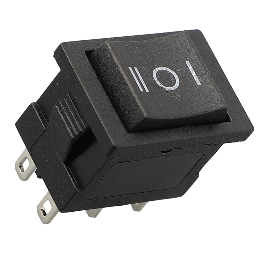 1pc Black Push Button Switch ON-OFF-ON 6Pin Rocker Switch 125V AC 10A / 250V AC 6A KCD1 Automotive Power Switch