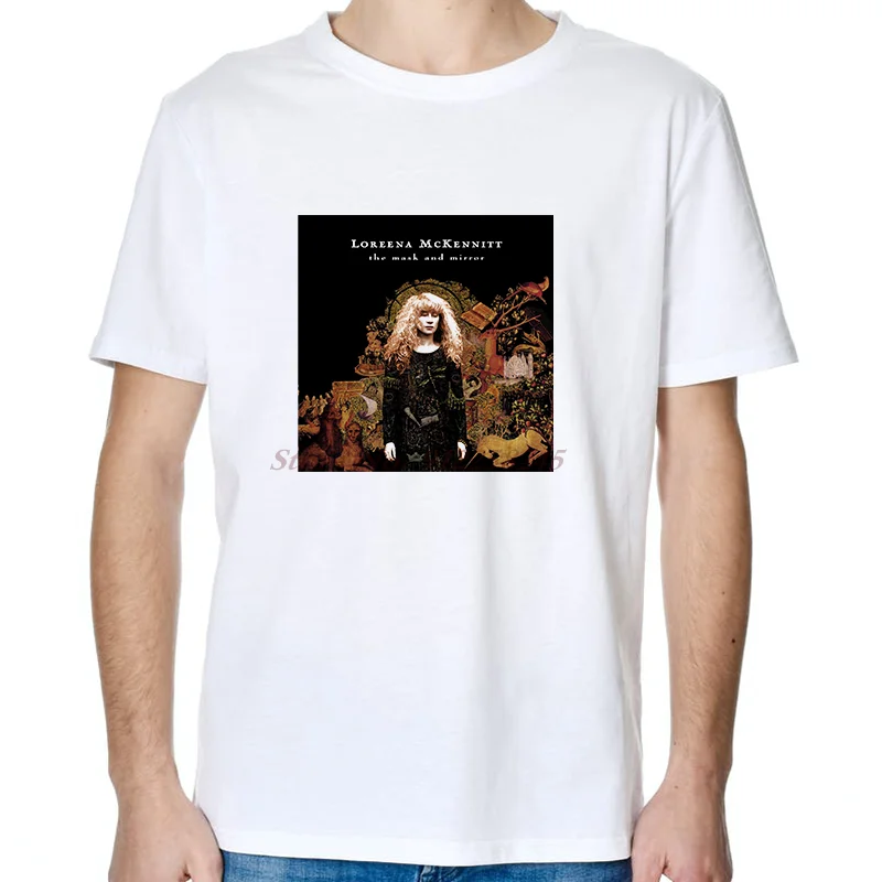 Loreena Mckennitt Celtic Musician Fashion Diy Harajuku Graphic T Shirts Oversized Short Sleeve T-Shirts Tops Tee Men's Clothing