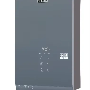 Instant Electrical Water Heater 5.5kW Tankless Household Plastic Remote Control 220V 50/60Hz Grey Color Free Installation Parts