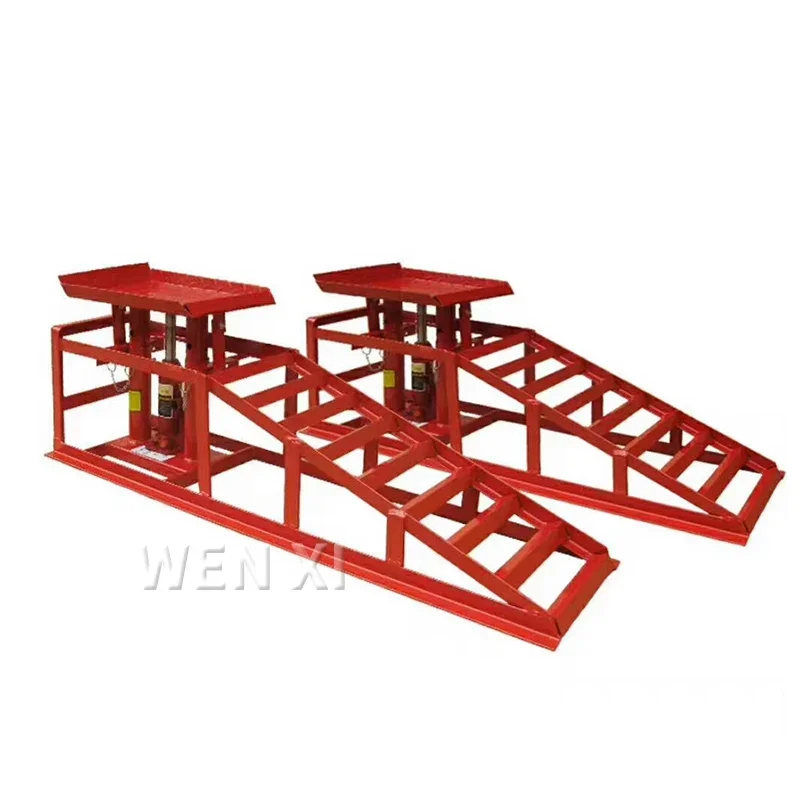 5T Hydraulic Special Vehicle RepairWorking Ramp Auto Oil Changing Repair Maintenance Jack Lift Tools