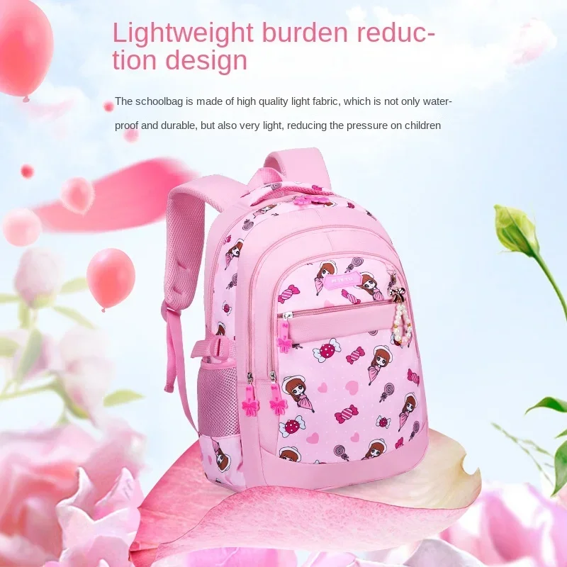 School Shoulder Bag Designer Ventilation Light Wear-resisting High-capacity Backpack Spinal Protection Fashion Trends Cute Child