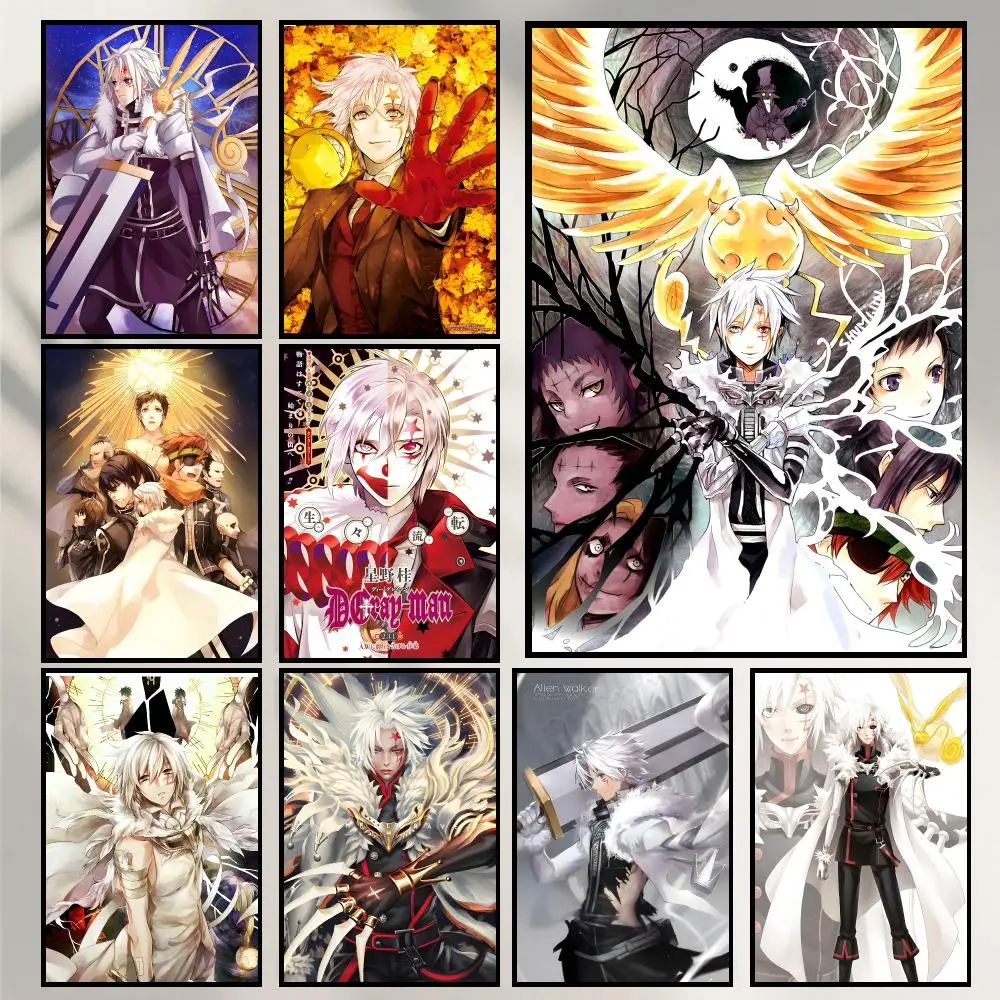 D-D.Gray-man A-Allen Walker Poster Wall Art Print Art Suitable For Living Room Bedroom Bar Parlor Home Decoration Gift