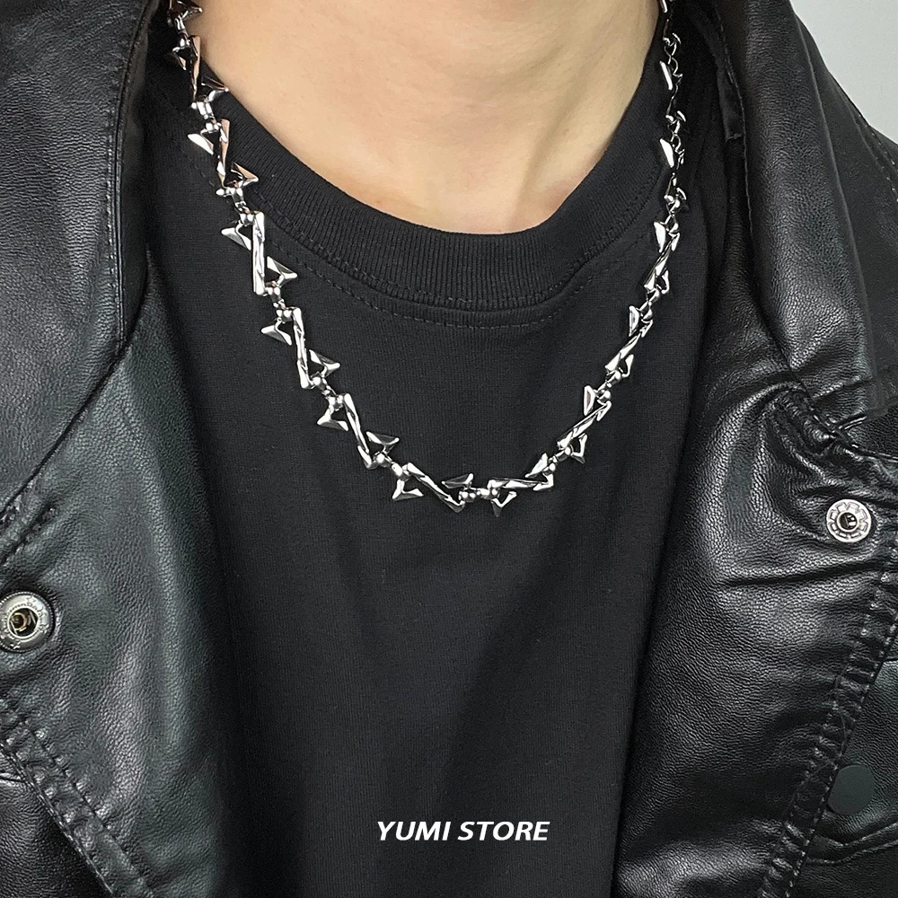 Hip Hop Letter Z Choker Necklace For Men Women Trend Collar Chain Charm Kpop Neck Jewelry Punk Male Accessories Wholesale