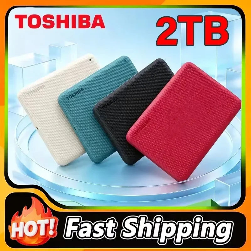 Toshiba External HDD Hard Drive 1TB 2TB V10 Canvio Advanced 2.5" Mobile USB 3.0 High Speed For Computer Laptop Data Backup