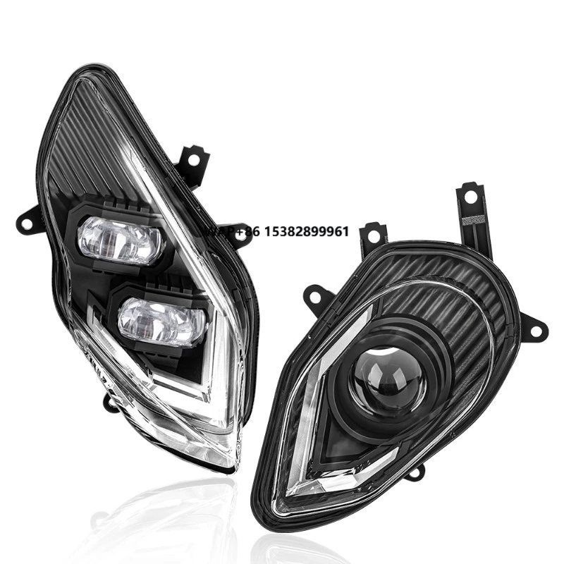 

Emark встроенный декодер S1000RR светодиодные фары пара светодиодных фар мотоцикла высокое низкое освещение для 2015-2018 S1000