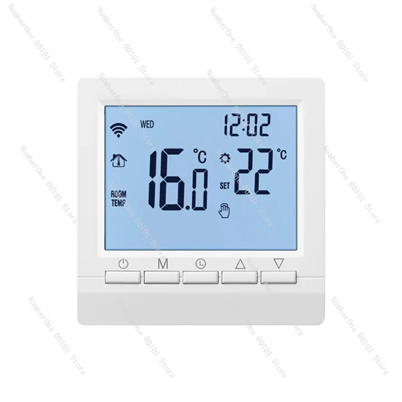 Wall-mounted Boiler Thermostat Wired Boiler Controller Battery-powered Smart Thermostat Water Floor Heating Controller