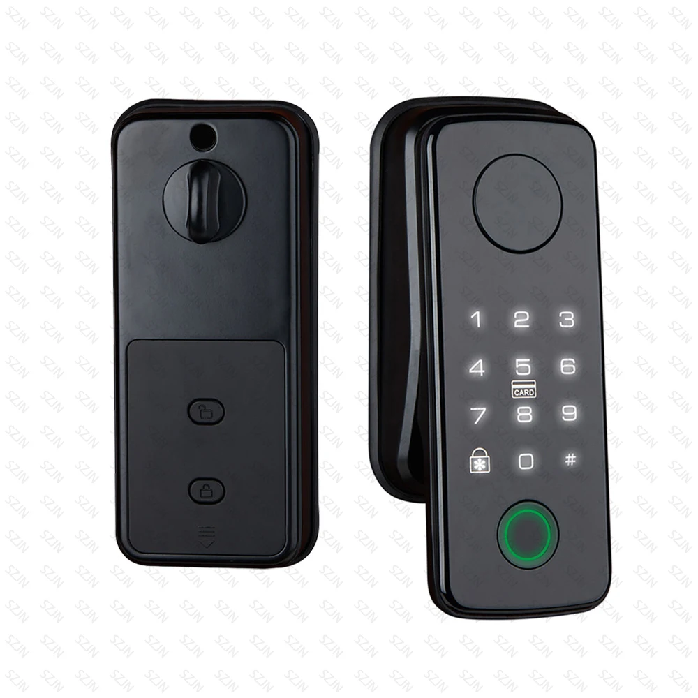 TTLock Auto Smart Fingerprint Lock Smart Lock Handle/Door Sensor APP Remote Unlock Easy Install No Punching No Wiring