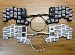 Corne Cheapino Split Keyboard Kit 36 keys support Vial/Qmk wired single mode Hot Swap Ergonomic Gaming Mechanical Keyboard Kit